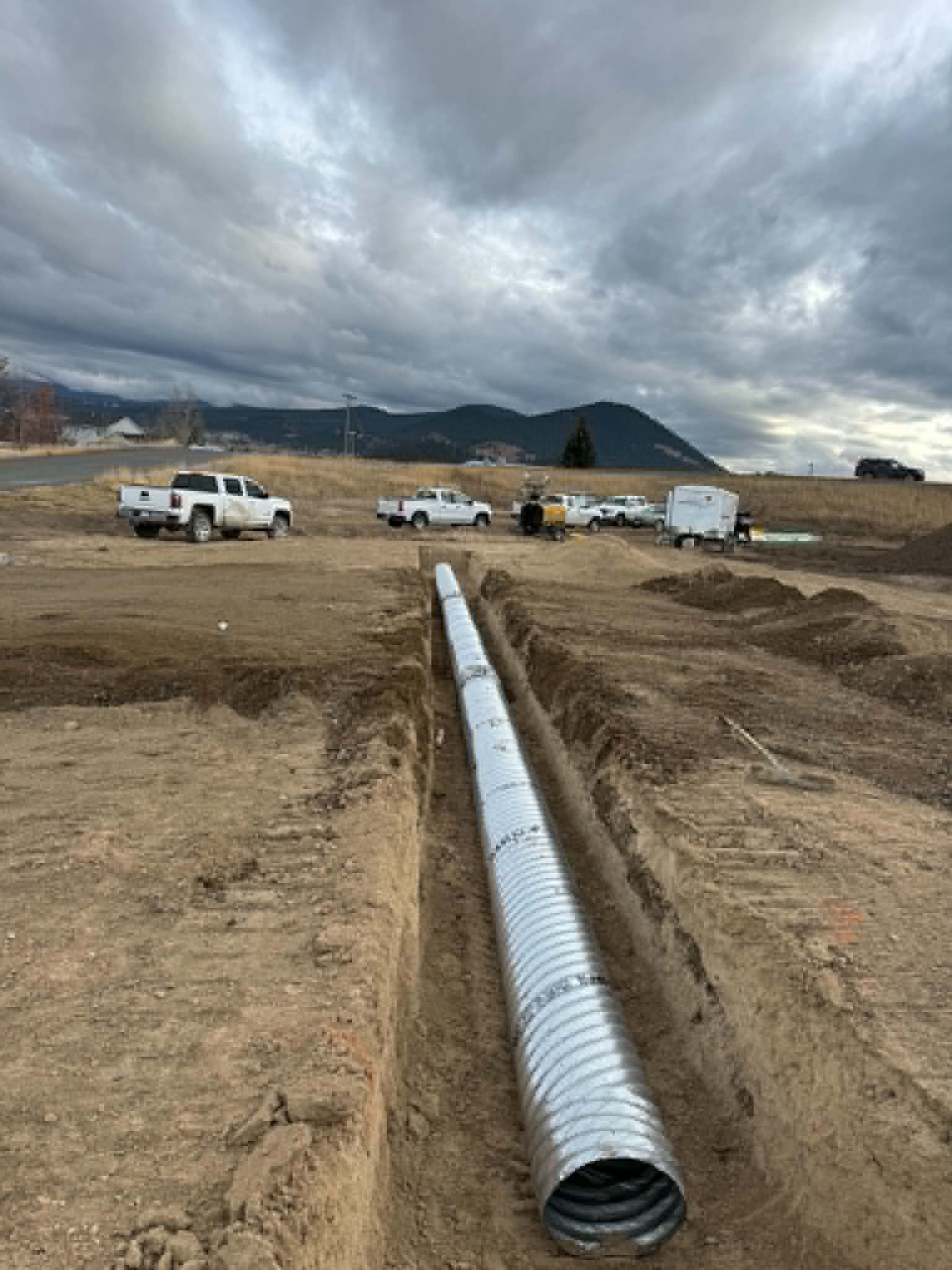 Culvert pipe installation